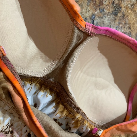 Kenneth Cole 2Pc Bandeau Style Tankini Swimsuit - Picture 17 of 17